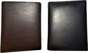 Man's trifold Leather wallet 1 ID window 9 card 2 bill slots new wallet - Image 5