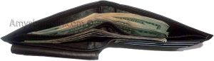 Man's wallet Genuine Lambskin Leather new wallet 2 bill pockets 1 ID 6 card slot - Image 11