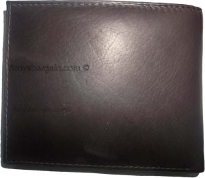 Man's wallet Genuine Lambskin Leather new wallet 2 bill pockets 1 ID 6 card slot - Image 3