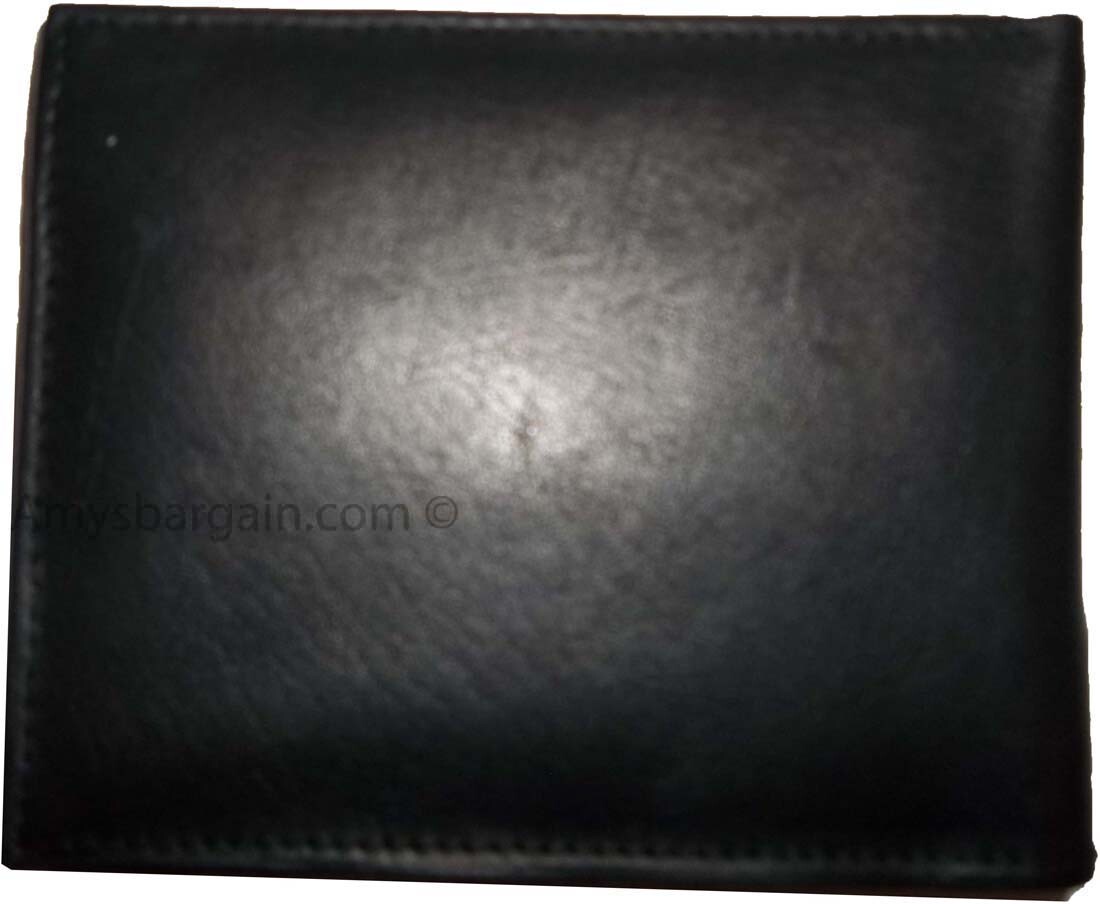 Man's wallet Genuine Lambskin Leather wallet 2 bill pockets ID 6 cards slots - Image 9
