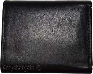 Man’s wallet Tri-fold Leather 9 card spaces 2 ID windows 2 bill slots New wallet - Image 3