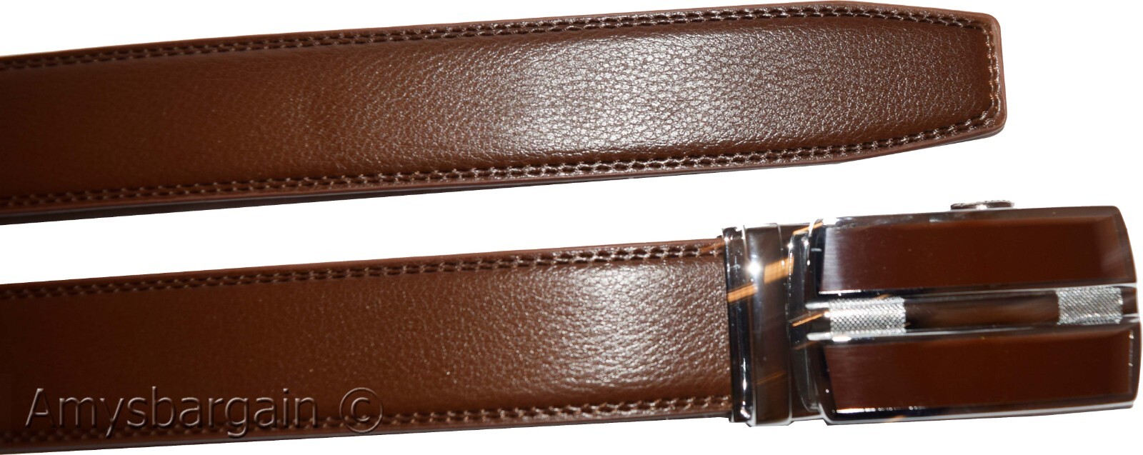 Men's Belt Auto-lock Type dress belt easy adjust men's belt track belt up 43" - Image 11