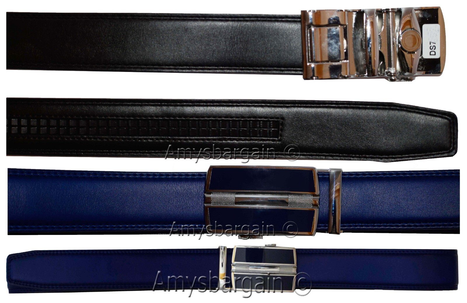 Men's Belt Auto-lock Type dress belt easy adjust men's belt track belt up 43" - Image 14