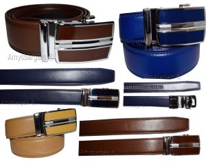 Men's Belt Auto-lock Type dress belt easy adjust men's belt track belt up 43"