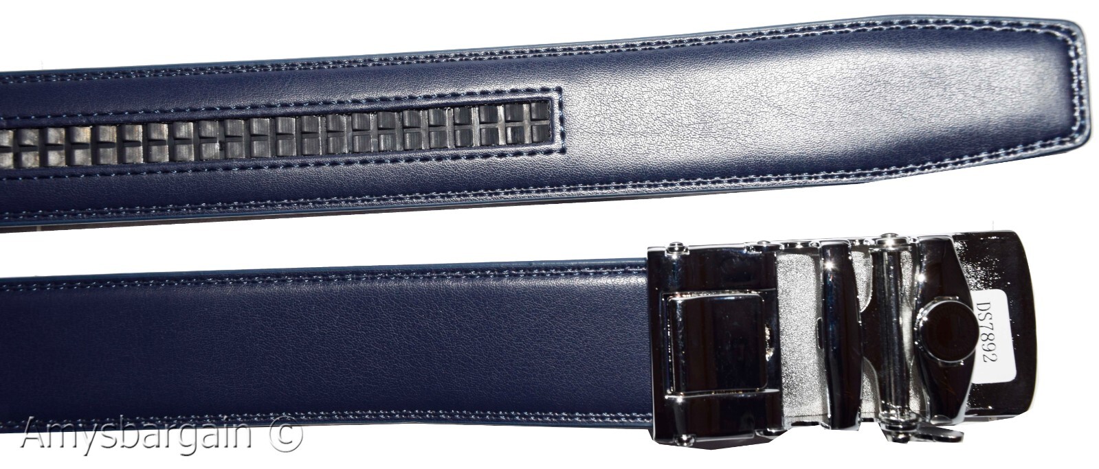 Men's Belt Auto-lock Type dress belt easy adjust men's belt track belt up 43" - Image 6