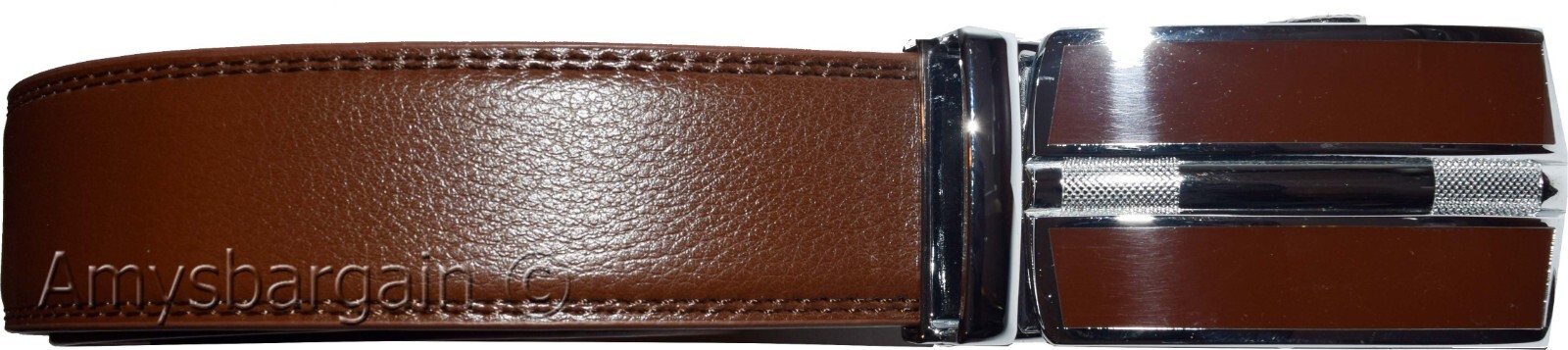 Men's Belt Auto-lock Type dress belt easy adjust men's belt track belt up 43" - Image 9