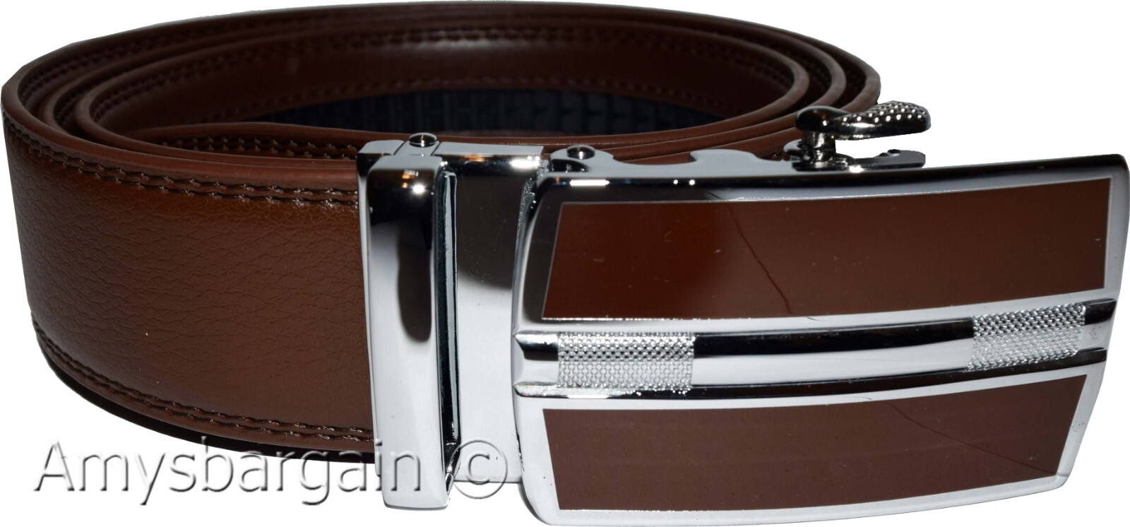 Men's Belt Auto-lock Type dress belt easy adjust men's belt track belt up 43" - Image 10
