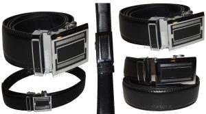 Men's Belt Up to 50” Leather Dress Belt Automtic Lock belt Quick lock belt New - Image 5