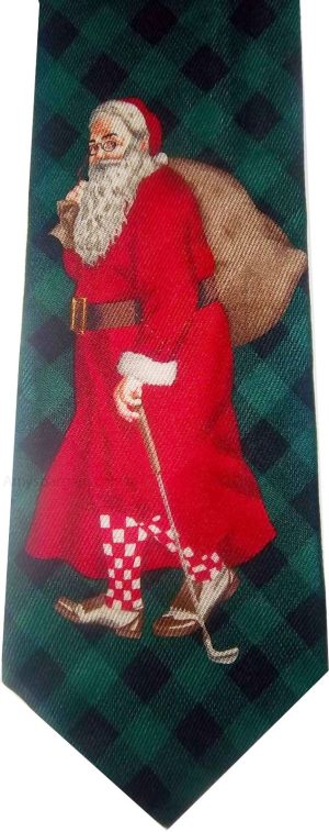 Men's Christmas/Santa Tie Cutter and Buck Designer Silk Tie Neck wear Gift item - Image 7