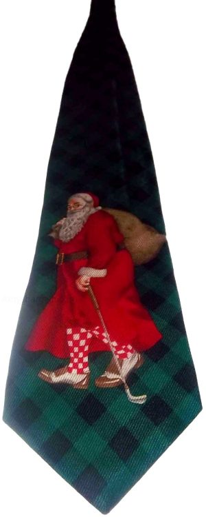 Men's Christmas/Santa Tie Cutter and Buck Designer Silk Tie Neck wear Gift item - Image 8