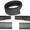 Men’s Gray leather belt strap Size XL. 43" strap genuine leather New Strap only