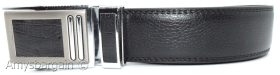 Men's Leather Dress Belt XL Auto Lock belt, Men's Black Quick lock belt 003