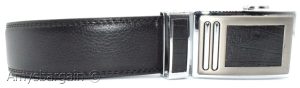 Men's Leather Dress Belt XL Auto Lock belt, Men's Black Quick lock belt 003 - Image 20