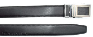 Men's Leather Dress Belt XL Auto Lock belt, Men's Black Quick lock belt 003 - Image 7