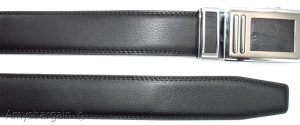 Men's Leather Dress Belt XL Auto Lock belt, Men's Black Quick lock belt 003 - Image 8