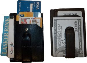 Men's Leather Money clip Bills holder money clip money carrier billfold carrier - Image 7