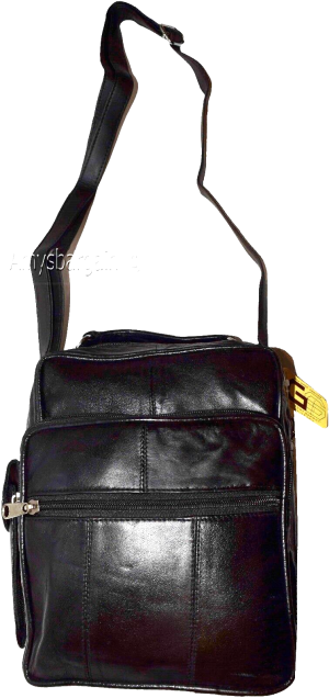 Men's Leather handbag, Unbranded Black leather bag handle/strap day bag new - Image 13
