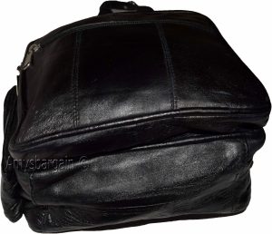 Men's Leather handbag, Unbranded Black leather bag handle/strap day bag new - Image 7
