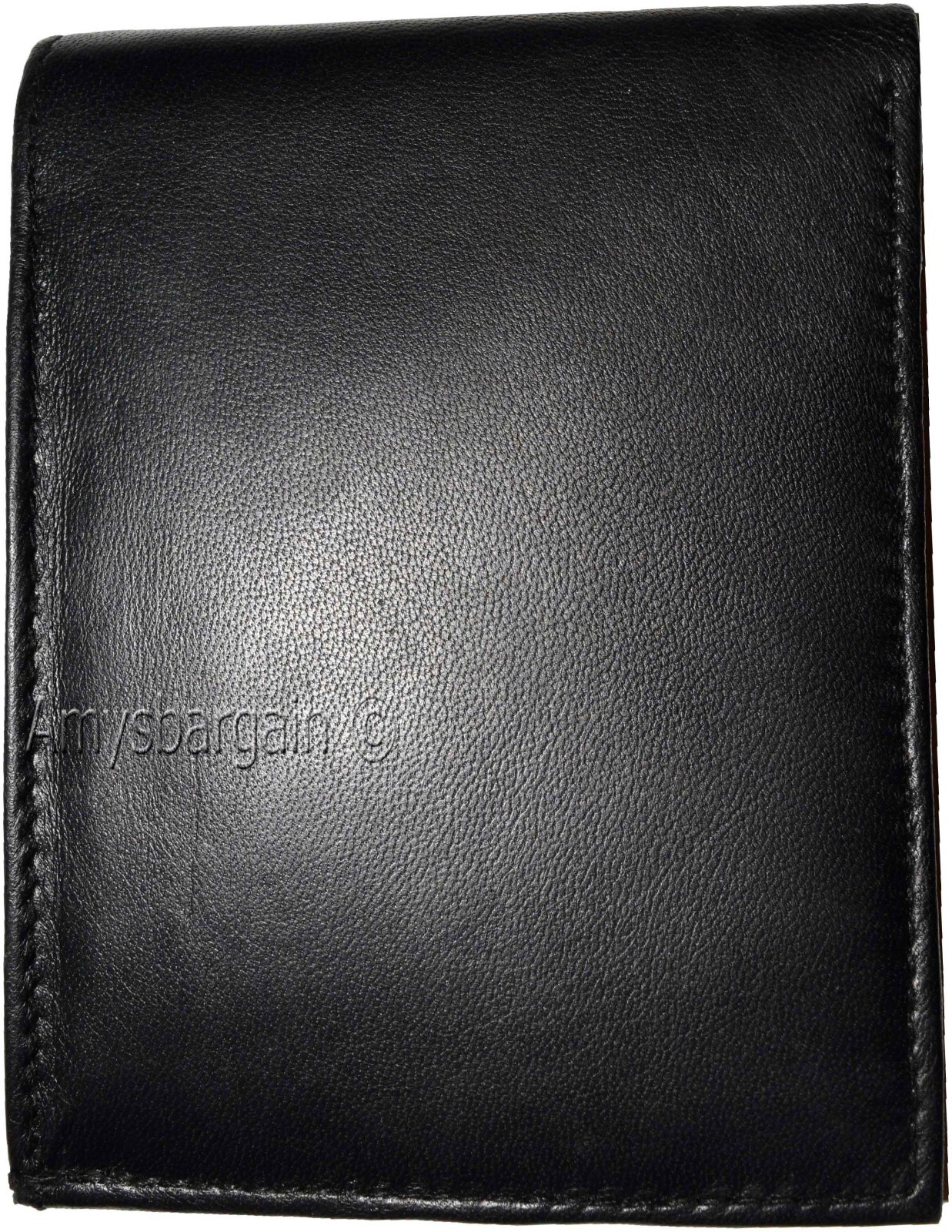 Men's Wallet Black Bifold Leather Wallet, Detachable ID card case New in the Box - Image 5