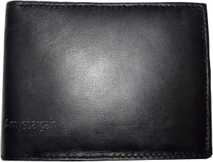 Men's Wallet Black Bifold Leather Wallet, Detachable ID card case New in the Box - Image 6