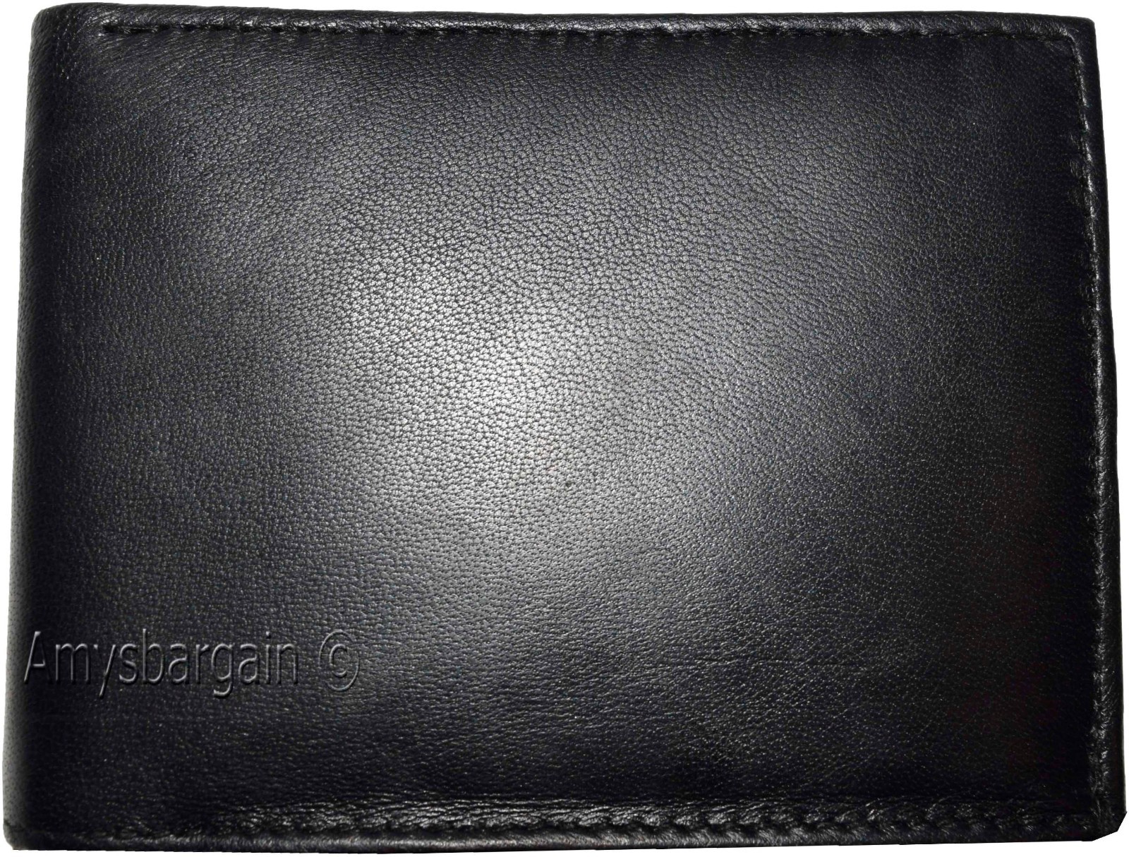 Men's Wallet Black Bifold Leather Wallet, Detachable ID card case New in the Box - Image 6