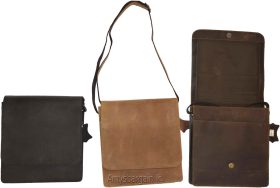 Men's bag, Leather men's Shoulder bag Gentlemen's leather bag Nubuck Leather bag