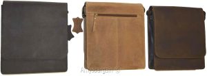 Men's bag, Leather men's Shoulder bag Gentlemen's leather bag Nubuck Leather bag - Image 4