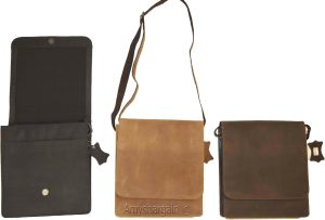 Men's bag, Leather men's Shoulder bag Gentlemen's leather bag Nubuck Leather bag - Image 6