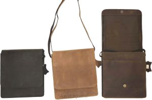 Men's bag, Leather men's Shoulder bag Gentlemen's leather bag Nubuck Leather bag - Image 8
