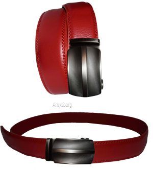 Men's belt. 43" Genuine Leather Dress & Casual Belt. New Automatic lock Buckle 6 - Image 3