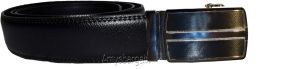 Mens belt size L real leather automatic lock buckle dress casual fashion belt - Image 9
