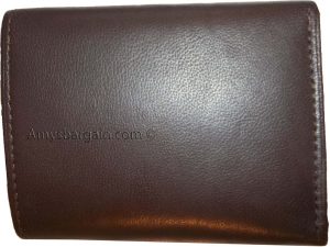Men's leather trifold men's wallet 6 card 2 ID Unbranded 2 bill slots New wallet - Image 13