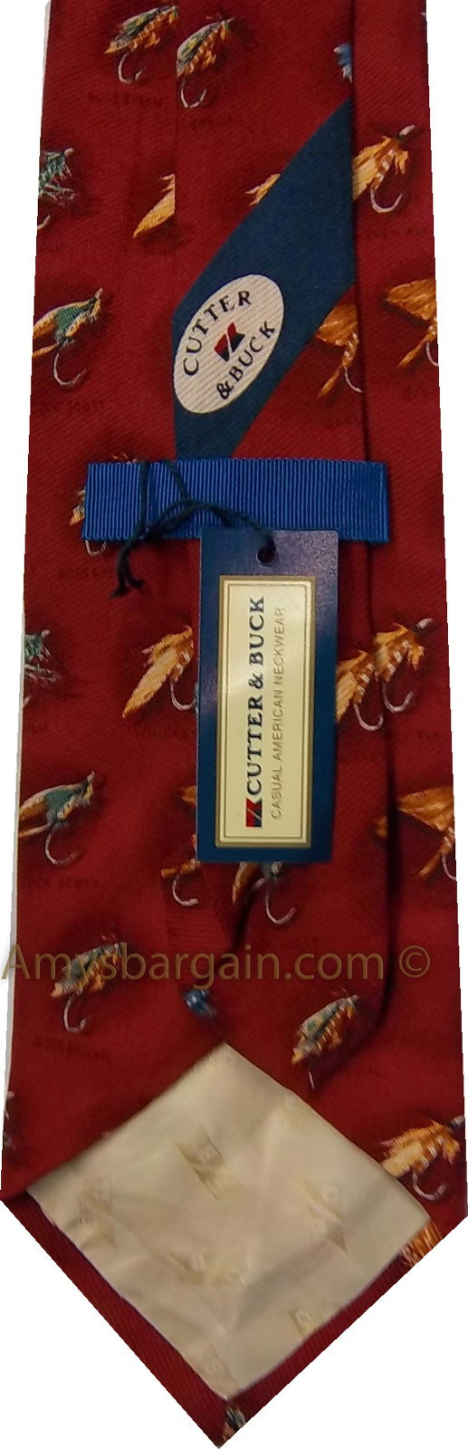 Men's tie Cutter and Buck Designer Silk Tie Neck wear Brand New Jacquard woven - Image 8