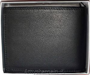 Men's wallet RFID blocking leather bifold wallet 2 billfold credit card in box - Image 10