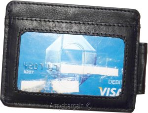 Money Clip, Leather Credit card/ID money clip wallet, magnetic money clip New #8 - Image 12