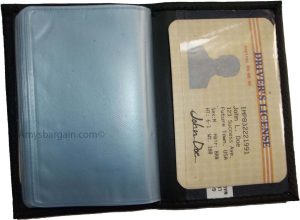 New Business Black Credit Card ID card picture Holder 24 Cards Case IDs New - Image 4
