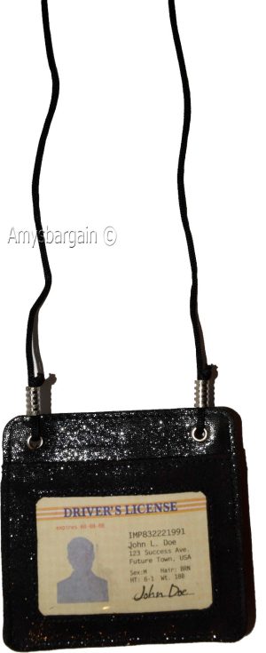 New Business card case, card holder w/ neck string, fifty business IDs card bnwt - Image 12