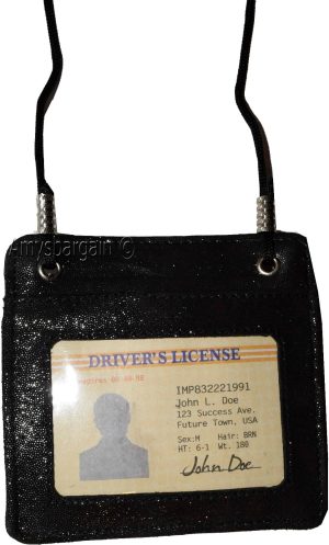 New Business card case, card holder w/ neck string, fifty business IDs card bnwt - Image 5