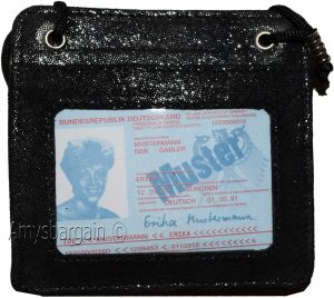 New Business card case, card holder w/ neck string, fifty business IDs card bnwt - Image 7