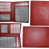 New Lamb skin Canadian Leather passport case wallet credit card case ID holder *