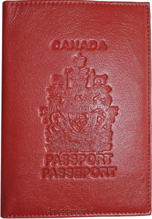 New Lamb skin Canadian Leather passport case wallet credit card case ID holder * - Image 5