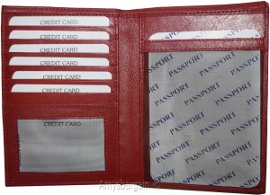 New Lamb skin Canadian Leather passport case wallet credit card case ID holder * - Image 7