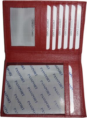 New Lamb skin Canadian Leather passport case wallet credit card case ID holder * - Image 8