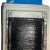 New Lizard skin printed leather money clip credit card/bills holder all bills BN