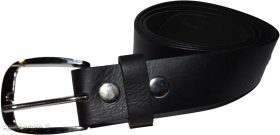 New Men's Large size Leather Belt, Cowhide One sole Leather, Black belt BNWT