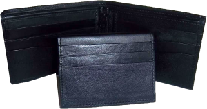 New Men's Leather Wallet 11 Card Holder 2 ID Window 2 Bill Pockets new wallet - Image 4
