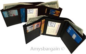 New Men's Wallet. Lizard Printed Leather Trifold wallet 1 ID 9 card 2 bill slots - Image 4