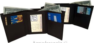 New Men's Wallet. Lizard Printed Leather Trifold wallet 1 ID 9 card 2 bill slots - Image 10