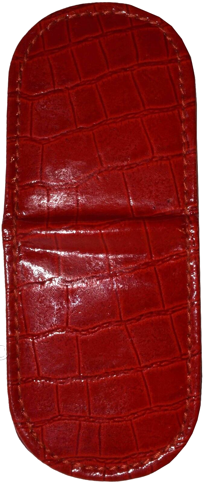 New Red Crocodile printed leather money clip, Clip money, currency holder new - Image 5