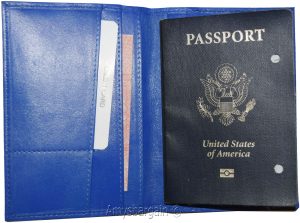 New USA Leather Passport cover Credit ATM Card holder passport / card case bnwt* - Image 13